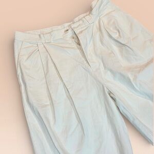 Elwood Pleated Trousers White Wide Leg NWT Nordstrom Mens 36